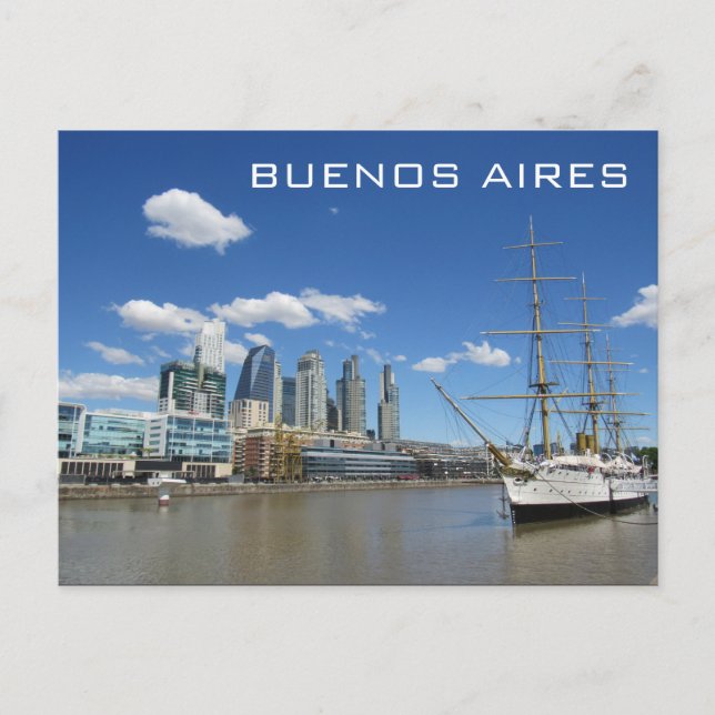 buenos aires river postcard (Front)