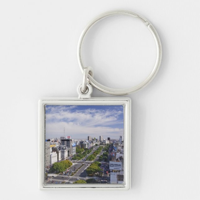 Buenos Aires Skyline Keychain (Front)