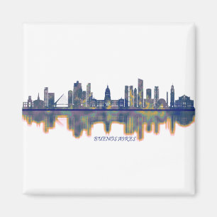 Buenos Aires Skyline Magnet
