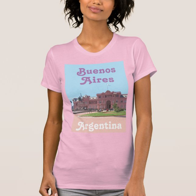 Buenos Aires Souvenir, Argentina T-Shirt (Front)