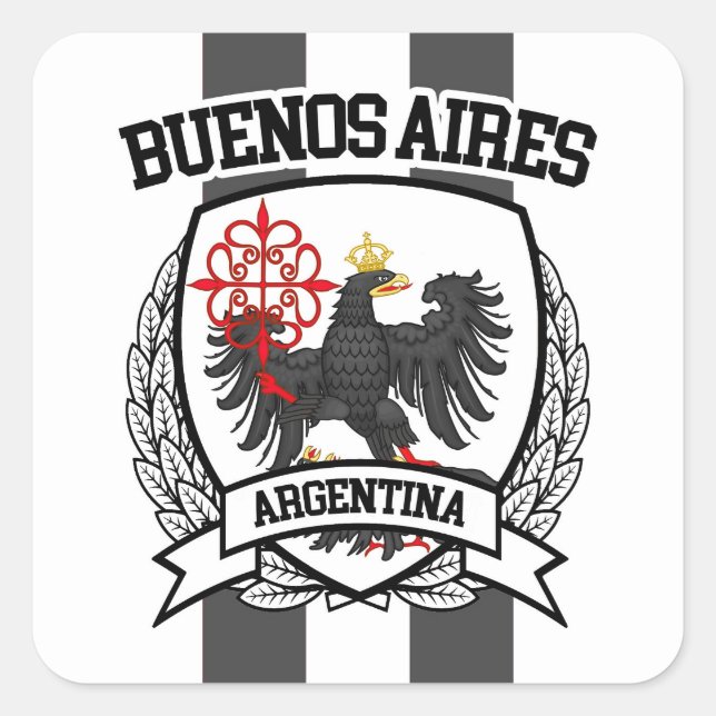 Buenos Aires Square Sticker (Front)