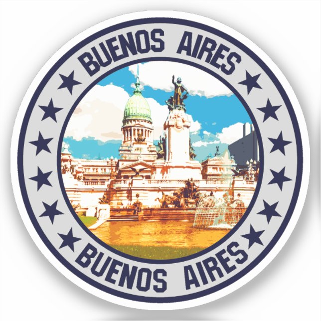 Buenos Aires                                       Sticker (Front)