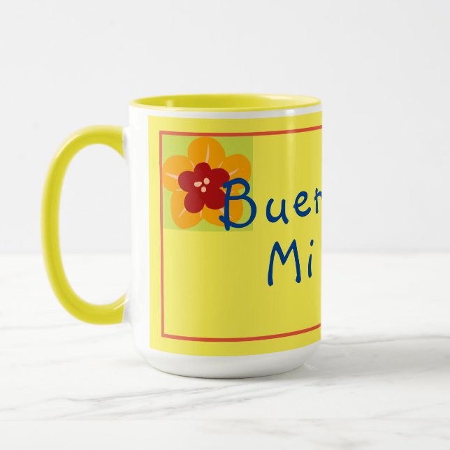 Buenos Dias Mi Amor Taza de Café Mug (Left)