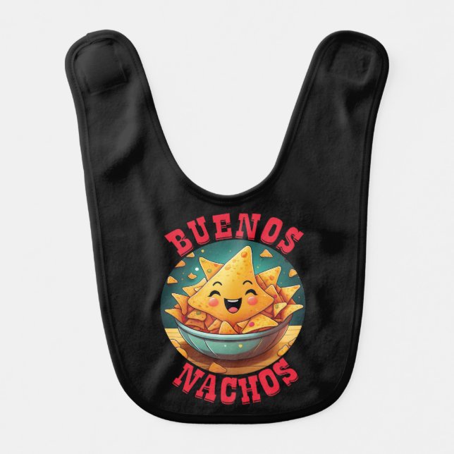 Buenos Nachos Baby Bib (Front)