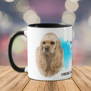 Buff American Cocker Spaniel Dog Loyal Friend Mug