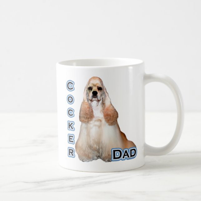 Buff Cocker Spaniel Dad 4 Coffee Mug (Right)