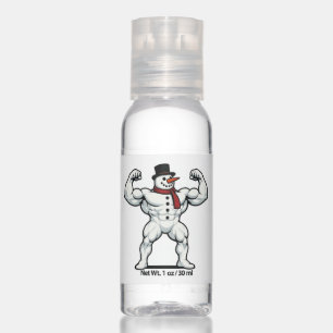 Buff/Fit snowman Christmas/winter Tri-Blend Shirt Hand Sanitizer