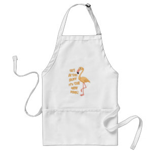 Buff Flamingo Adult Apron