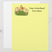 Buff Goslings Tufted (Front/Back)