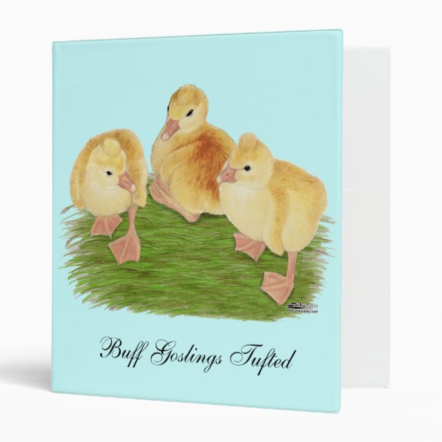 Buff Goslings Tufted Binder (Front/Inside)