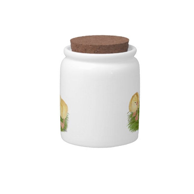 Buff Goslings Tufted Candy Jar (Front)
