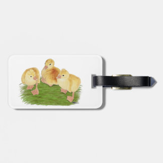 Buff Goslings Tufted Luggage Tag