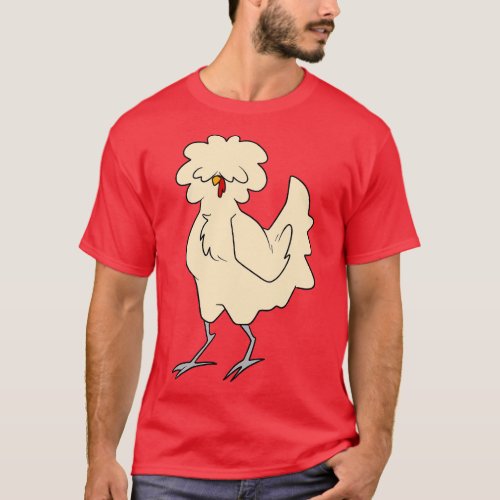 Buff Laced Polish Hen Chicken T_Shirt