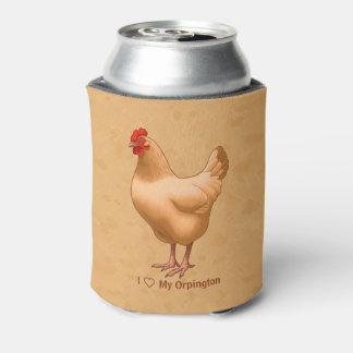 Buff Orpington Chicken Hen Can Cooler