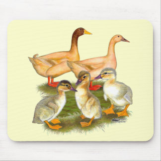 Buff Orpington Duck Family Mouse Pad