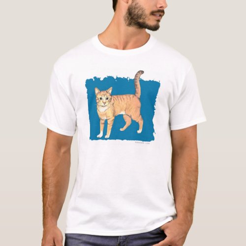 Buff Tabby Cat T_Shirt