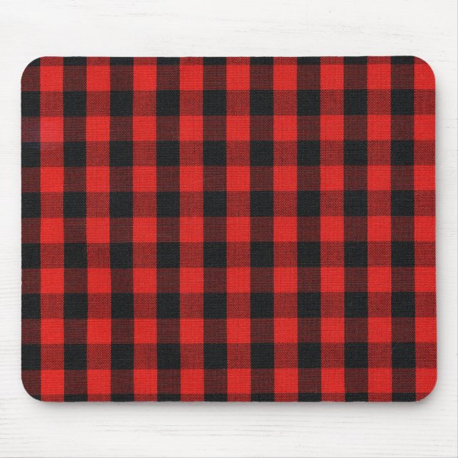 Buffaco Plaid Mouse Pad (Front)