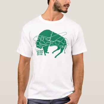 Buffalo Airways Virtual Dc-3 White T-shirt by Missed_Approach at Zazzle