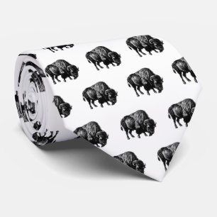 Buffalo American Bison Neck Tie