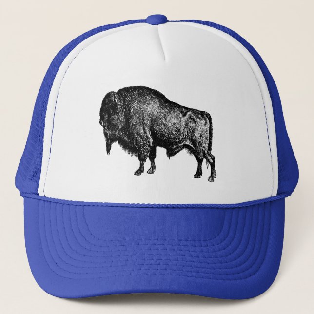 Buffalo American Bison Trucker Hat (Front)