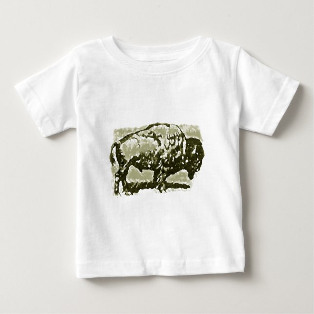Buffalo Art Baby T-Shirt (Front)