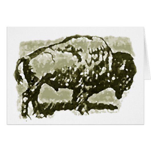 Buffalo Art Cards (Front Horizontal)