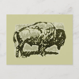 Buffalo Art Postcard