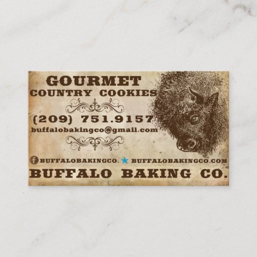 Buffalo Baking Business Cards