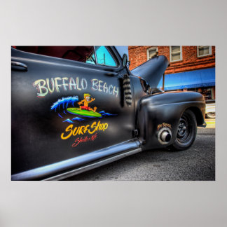 Buffalo Beach Surf Shop Poster