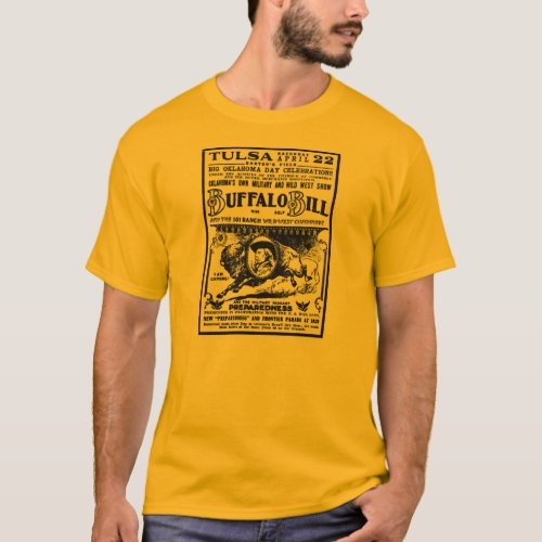 Buffalo Bill 1916 Wild West Show ad T_Shirt