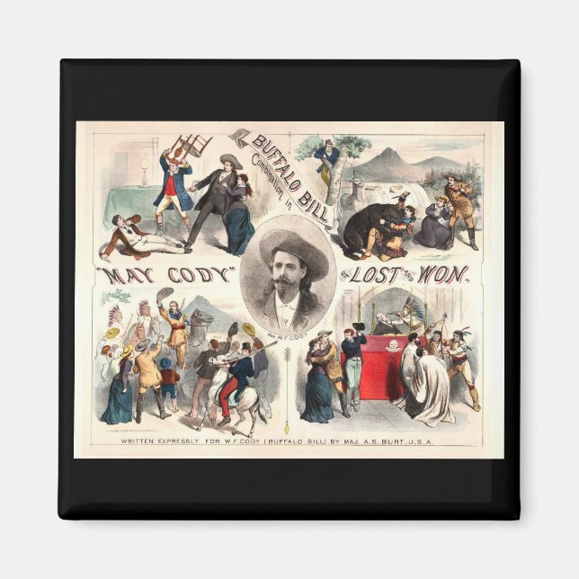 Buffalo Bill Adventures Magnet (Front)