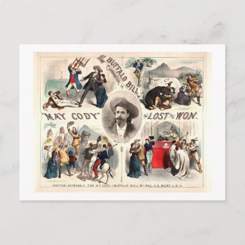 Buffalo Bill Adventures Postcard