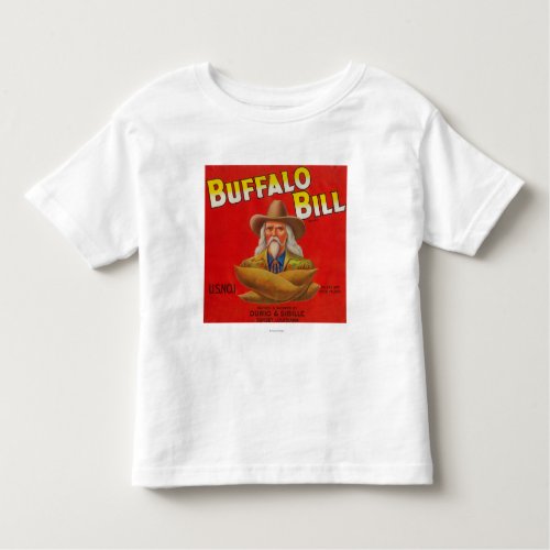 Buffalo Bill Brand Yam Crate Label Toddler T_shirt