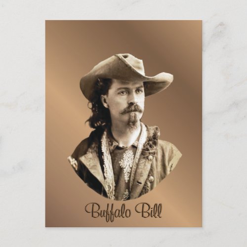 Buffalo Bill Cody 1875 Postcard