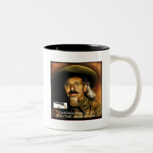 Buffalo Bill Cody His Gun & Quote Gifts & Cards Two-Tone Coffee Mug