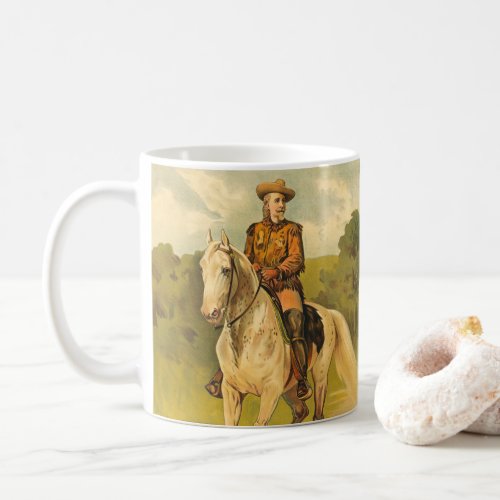 Buffalo Bill Cody on Horse Coffee Mug