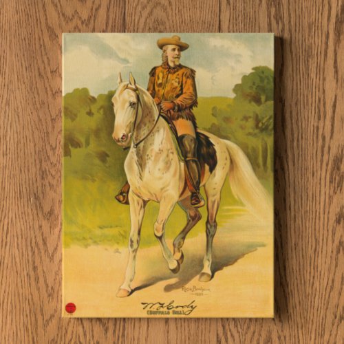 Buffalo Bill Cody on Horse Poster