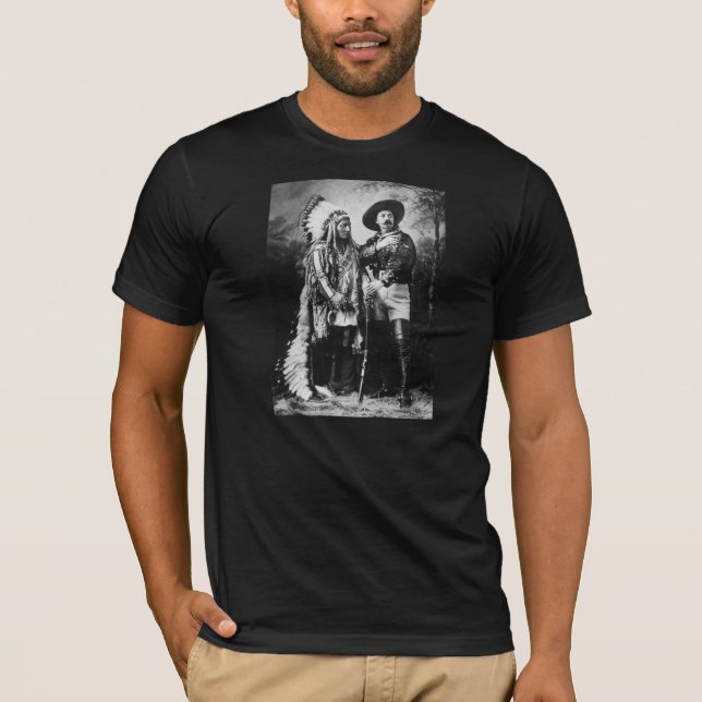 Buffalo Bill Cody & Sitting Bull - Circa 1885 T-Shirt (Front)