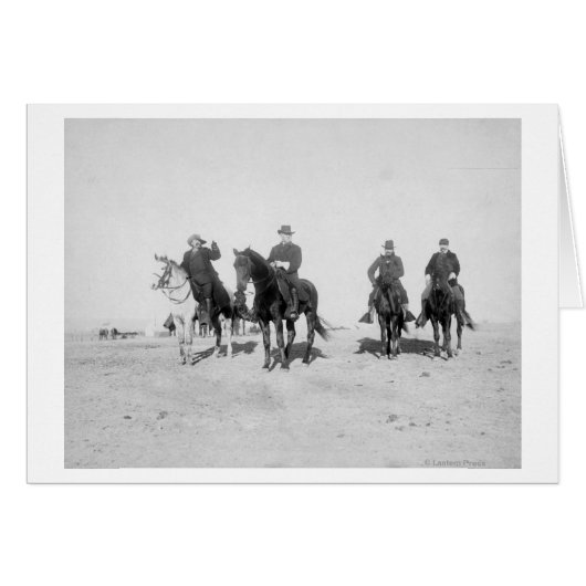 Buffalo Bill, General Miles, Captain Baldwin Cards (Front Horizontal)