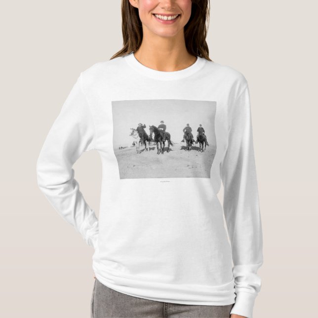 Buffalo Bill, General Miles, Captain Baldwin T-Shirt (Front)
