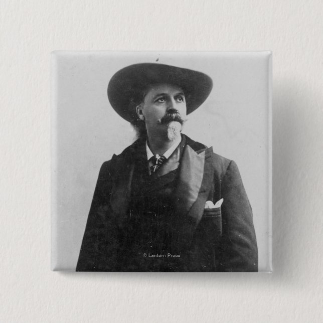 Buffalo Bill Portrait Button (Front)
