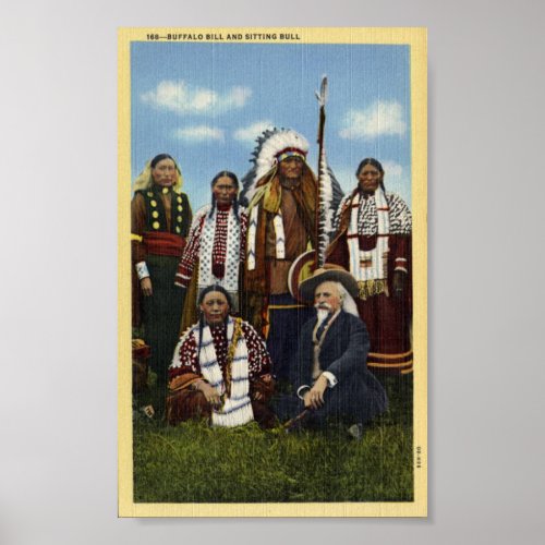 Buffalo Bill  Sitting Bull Poster