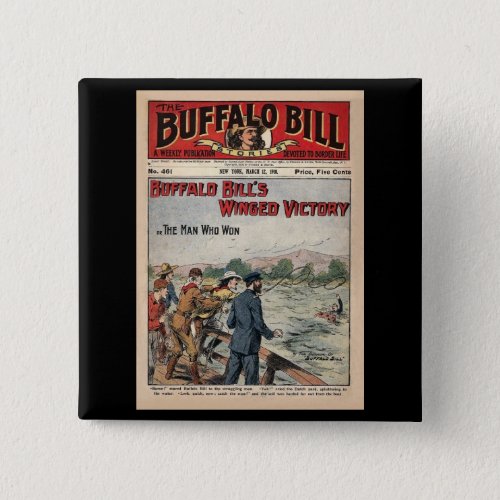 Buffalo Bill Stories _ 1910 _ Winged Victory Button