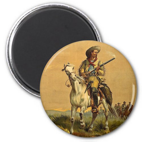 Buffalo Bill The Scout Vintage Advertisement Magnet