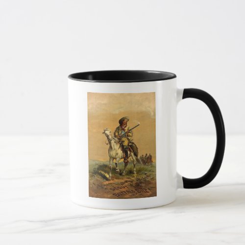 Buffalo Bill The Scout Vintage Advertisement Mug