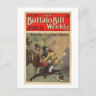 Buffalo Bill Weekly 12 - Vintage Postcard