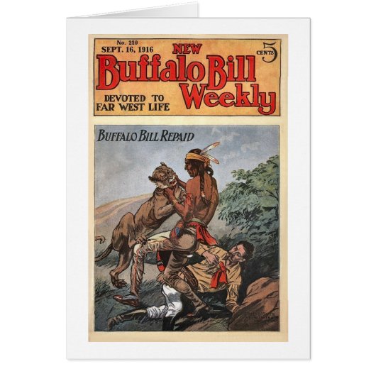 Buffalo Bill Weekly 1 - vintage Cards (Front)
