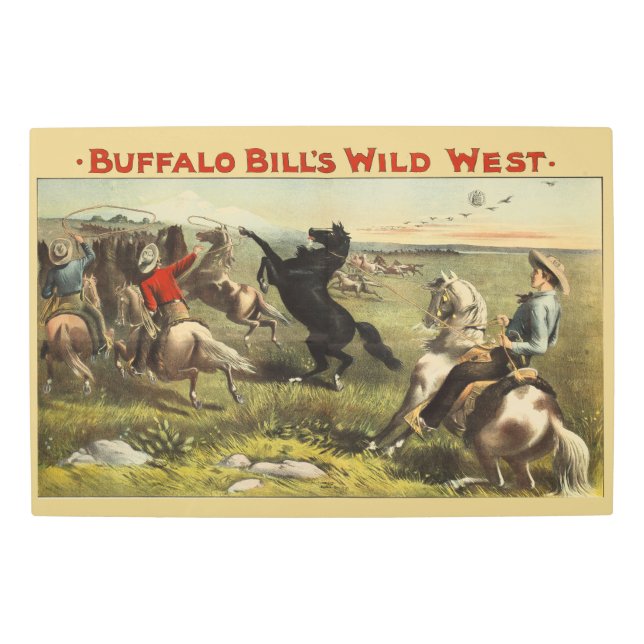 Buffalo Bill Wild West Cowboy Horse Poster (Front)
