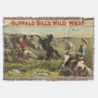 Buffalo Bill Wild West Cowboy Horse Poster