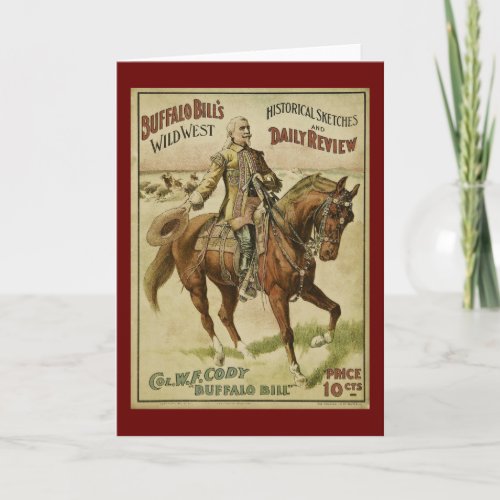Buffalo Bill Wild West Daily Shows Card